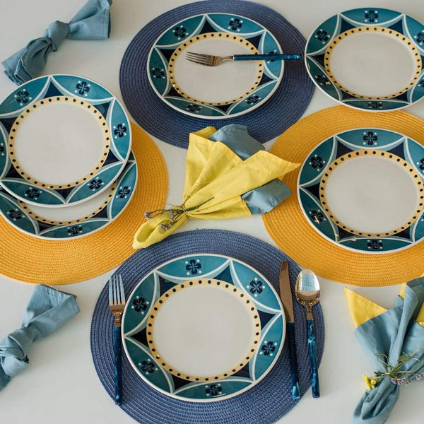 Actual 6 Piece Dinner Plate Set