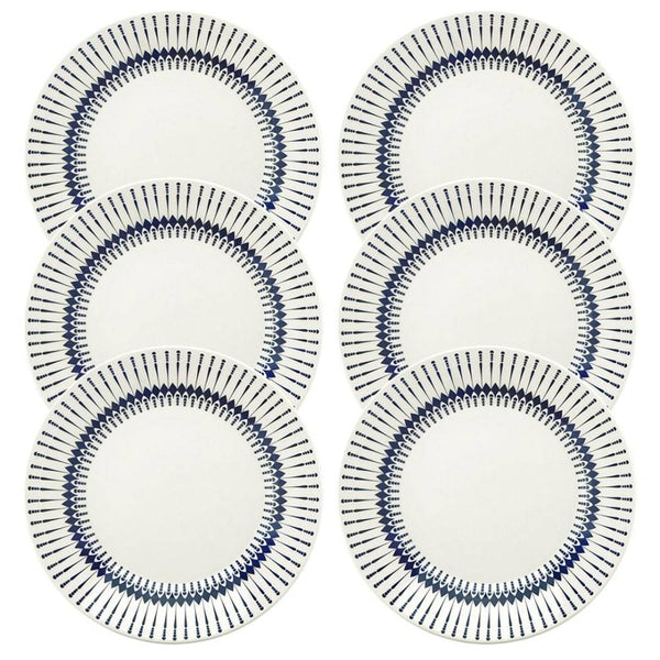 Actual 6 Piece Dinner Plate Set