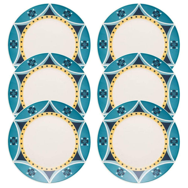 Actual 6 Piece Dinner Plate Set