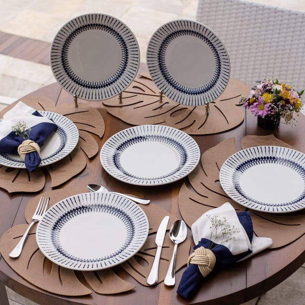 Actual 6 Piece Dinner Plate Set